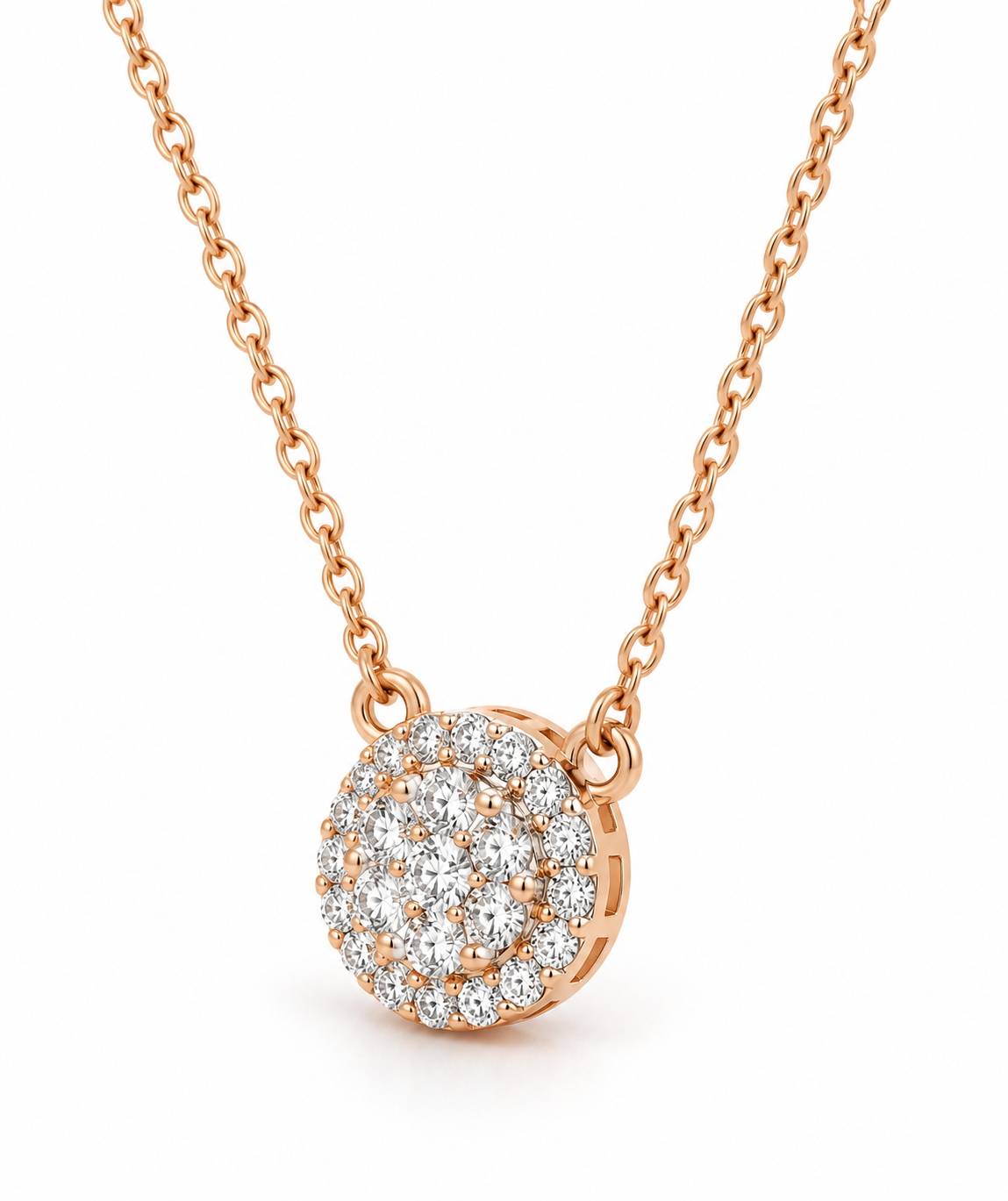 Diamond-Embellished Gold Minimalist Chain for Women in 14KT Gold
