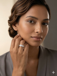 The Radiant Multi-Row Diamond Band