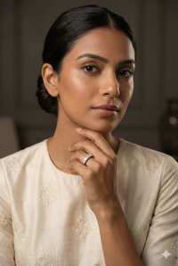 The Rose Gold Princess Cut Five-Stone Diamond Ring