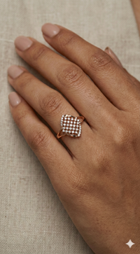The Geometric Diamond Lattice Ring