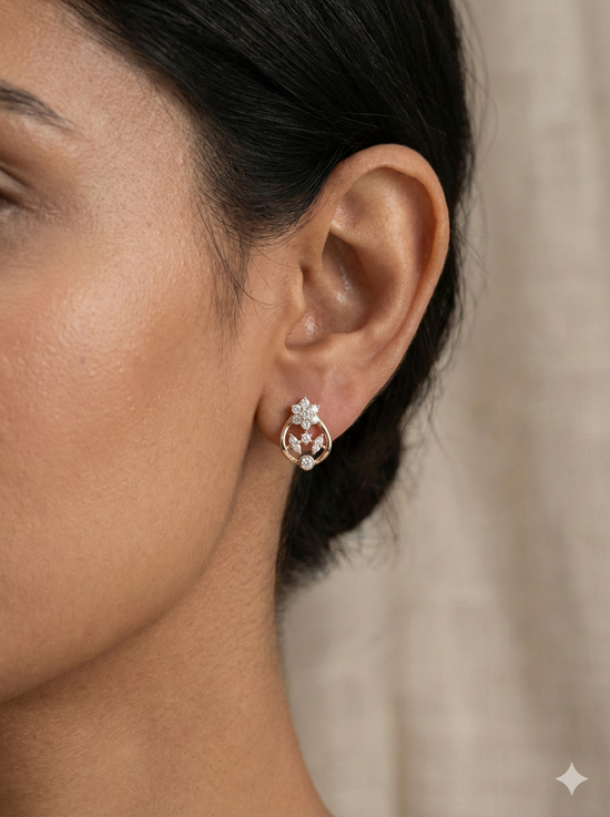 The Enchanted Wreath Diamond Studs