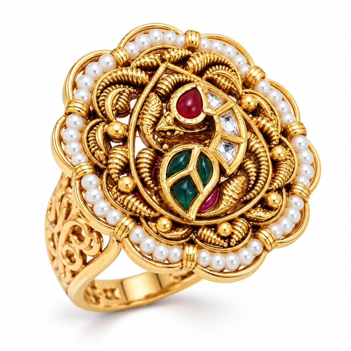 Classic Ring for Women in 22KT Gold
