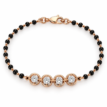 Sparkling Diamond Halo Bracelet for Women in 14KT Gold