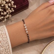 Sparkling Diamond Halo Bracelet for Women in 14KT Gold