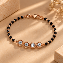Sparkling Diamond Halo Bracelet for Women in 14KT Gold