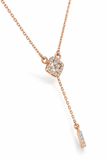 Diamond Halo Gold Party-Ready Chain for Women in 14KT Gold