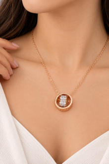 Sparkling Diamond Floral Chain for Women in 14KT Gold