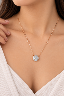 Diamond-Embellished Gold Minimalist Chain for Women in 14KT Gold