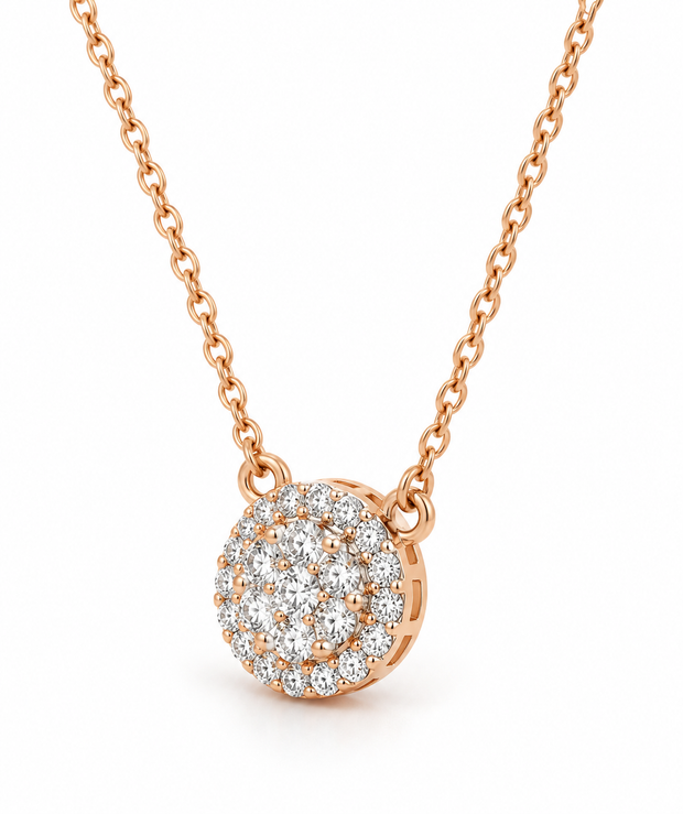 Diamond-Embellished Gold Minimalist Chain for Women in 14KT Gold