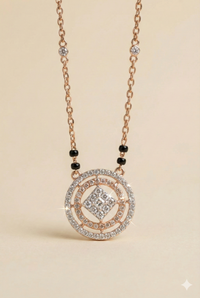 The Luminous Geometric Halo Mangalsutra
