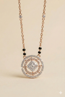 The Luminous Geometric Halo Mangalsutra