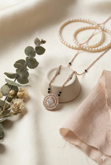The Luminous Geometric Halo Mangalsutra