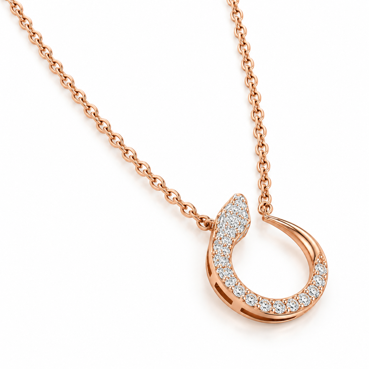 Pave Diamond Chandbali-Style Chain for Women in 14KT Gold