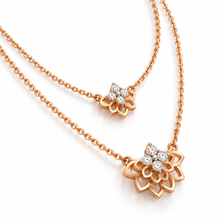 Solitaire Diamond Traditional Chain for Women in 14KT Gold