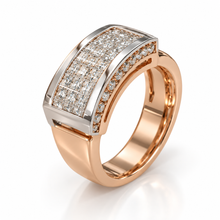 & Diamond Statement Ring for Men in 14KT Gold