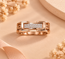 Diamond Halo Gold Contemporary Ring for Men in 14KT Gold