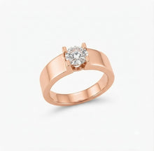 Sparkling Lab Grown Diamond Timeless Ring for Men in 14KT Gold