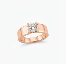 Sparkling Lab Grown Diamond Timeless Ring for Men in 14KT Gold