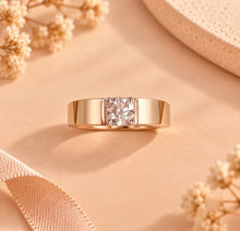 Classic Lab Grown Diamond Vintage-Inspired Ring for Men in 14KT Gold