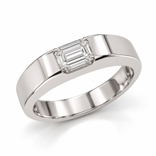 Lab Grown Diamond-Studded Gold Party-Ready Ring for Men in 14KT Gold
