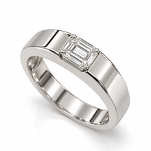 Lab Grown Diamond-Studded Gold Party-Ready Ring for Men in 14KT Gold