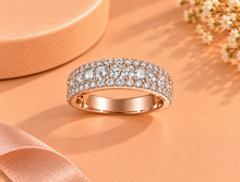 Pave Lab Grown Diamond Halo Ring for Women in 14KT Gold