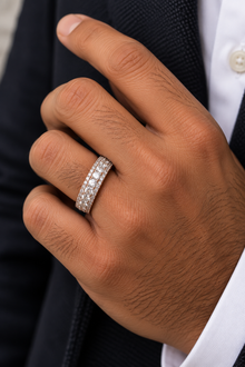 Pave Lab Grown Diamond Halo Ring for Women in 14KT Gold
