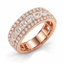 Pave Lab Grown Diamond Halo Ring for Women in 14KT Gold