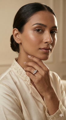 The Grand Starburst Diamond Statement Ring