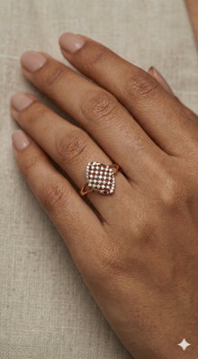 The Geometric Diamond Lattice Ring