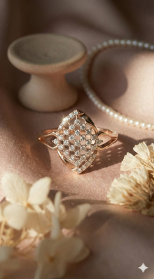The Geometric Diamond Lattice Ring