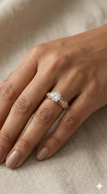 The Vintage-Inspired Milgrain Diamond Ring