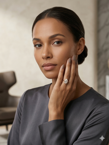 The Majestic Pear-Cut Solitaire Engagement Ring