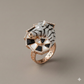 The Majestic Diamond Zebra Statement Ring