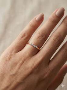 The Geometric Hexagon Diamond Band