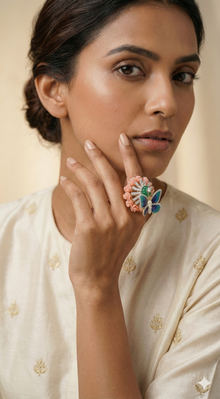 The Enchanted Garden Butterfly Statement Ring