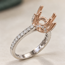 Lab Grown Diamond Halo Gold Minimalist Ring for Women in 14KT Gold