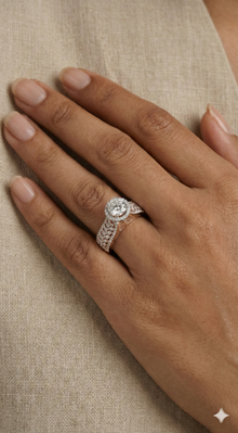 The Imperial Laurel Two-Tone Diamond Ring