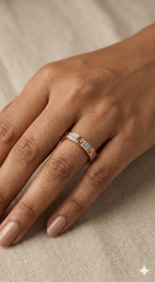 The Signature Screw Motif Diamond Band