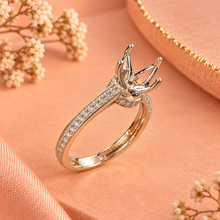 Lab Grown Diamond Halo Gold Vintage-Inspired Ring for Women in 14KT Gold