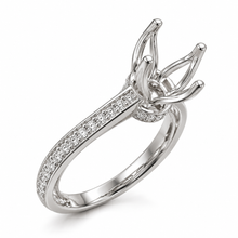 Lab Grown Diamond Halo Gold Vintage-Inspired Ring for Women in 14KT Gold