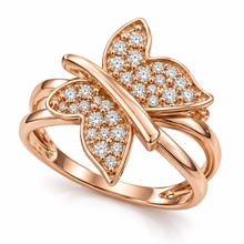 Sparkling Diamond Cluster Ring for Women in 14KT Gold
