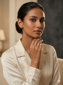 The Mystic Eye Openwork Ring in Rose Gold