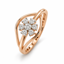& Diamond Minimalist Ring for Women in 14KT Gold
