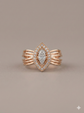 The Modern Marquise Multi-Strand Ring in Rose Gold