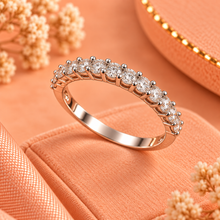 Diamond-Accented Gold Halo Ring for Women in 14KT Gold