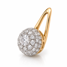 Lab Grown Diamond-Accented Gold Elegant Pendant for Women in 14KT Gold