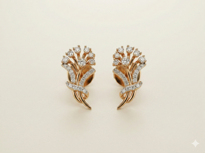 The Floral Bouquet Rose Gold Diamond Tops