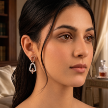 Solitaire Diamond Halo Stud Earrings for Women in 14KT Gold