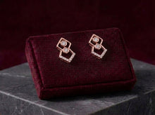Diamond Halo Gold Party-Ready Stud Earrings for Women in 14KT Gold